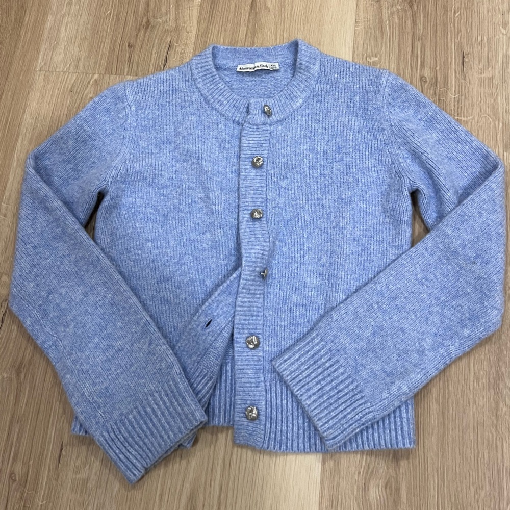 Abercrombie & Fitch Light Blue Women's Cardigan